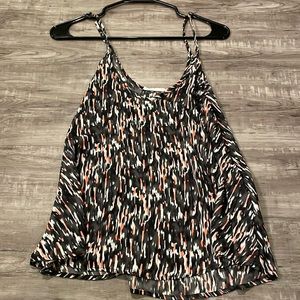 LUSH black and pink multicolored top. Size S.